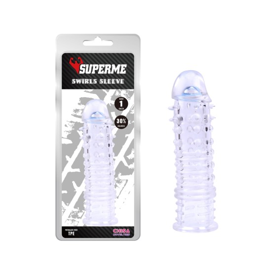 Swirls Sleeve - Clear