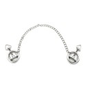 Nipple Clamps Rings Screwed with Chain