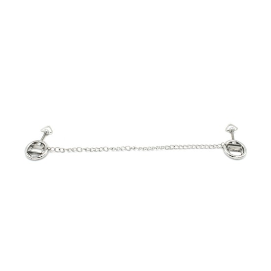 Nipple Clamps Rings Screwed with Chain