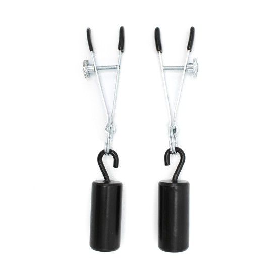 Nipple Adjustable Pinch Clamps 2x100g Hook Weights