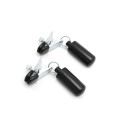Nipple Adjustable Clamps 2x100g Bullet Weights