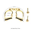 Sevanda Gold Deluxe Love-Slave Handcuffs