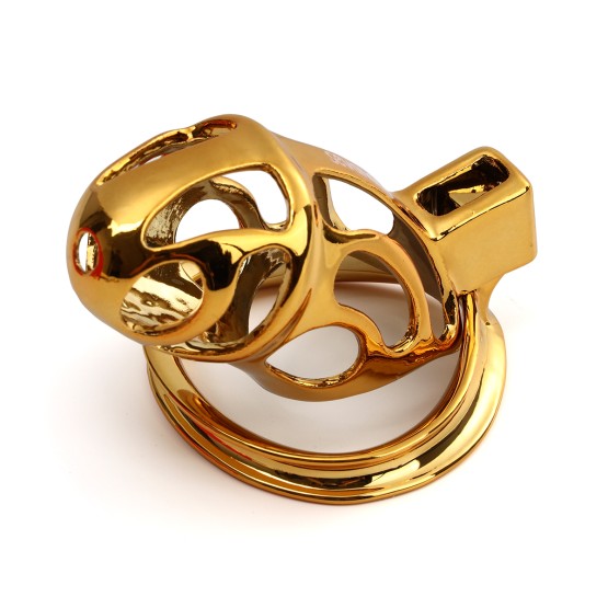 Sevanda Gold Urethral Chastity Cock Cage