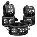 Leather Handcuffs Black - 6,5 cm