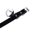 Collar with Bell PU-Leather