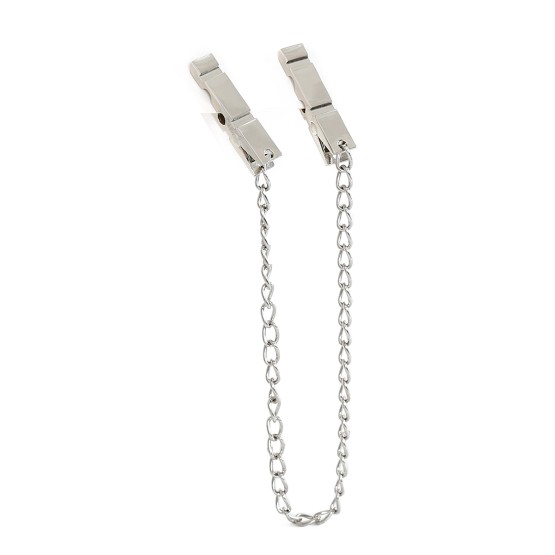 Modern Zinc Alloy Nipple Clamps with Chain
