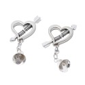 Heart Shaped Spring Nipple Clamps