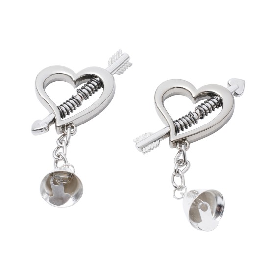 Heart Shaped Spring Nipple Clamps