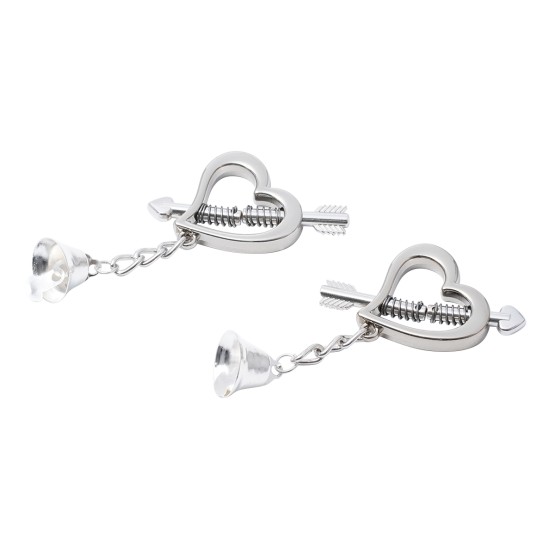 Heart Shaped Spring Nipple Clamps