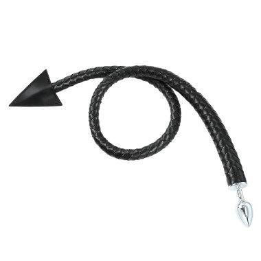 Devil Tail Buttplug and Weaved Whip