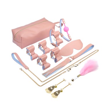 BDSM Bowties 10 Item Kit - Pink