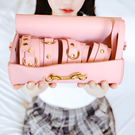 BDSM Deluxe 5 Item Kit - Pink