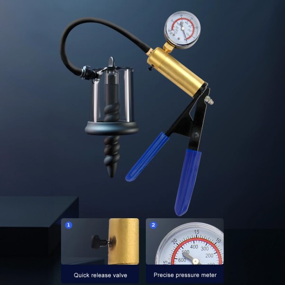 Rosebud Pump with Bras Pump Pistol