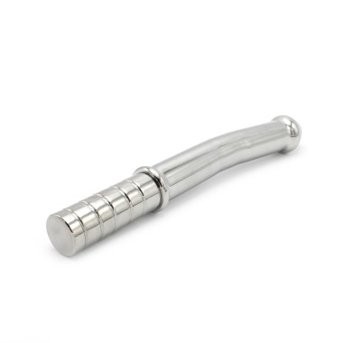 Mega Stainless Steel Dildo Slightly Curved