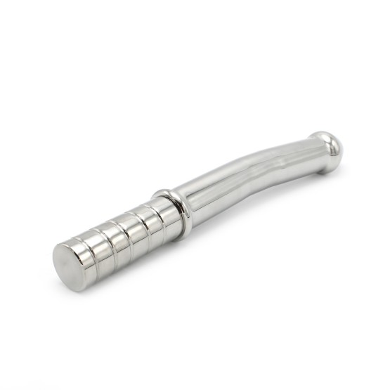 Mega Stainless Steel Dildo Slightly Curved
