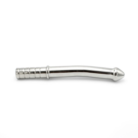Mega Stainless Steel Dildo Slightly Curved
