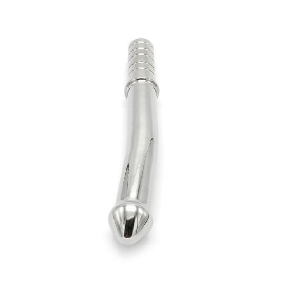 Mega Stainless Steel Dildo Slightly Curved