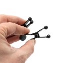 Ball Tip Nipple Clamps Black