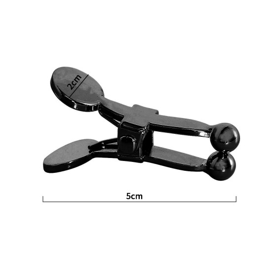 Ball Tip Nipple Clamps Black