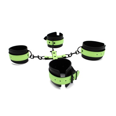 Glow In The Dark Cuffs Hogtie 3 Set