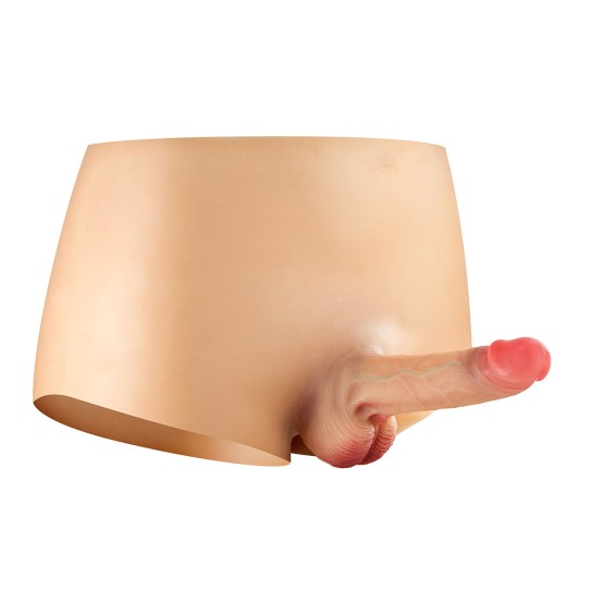 Real Manly Hollow Realistic Dildo Body Suit S/M