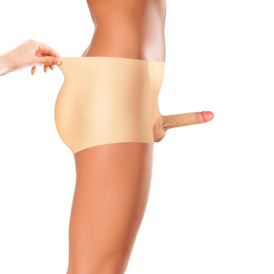 Real Manly Hollow Realistic Dildo Body Suit S/M