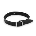 Leather Collar Mini O-Ring Black