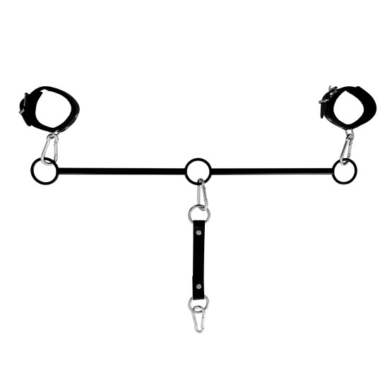 Spreader Bar Tripple O-Ring with Handcuffs & Strap