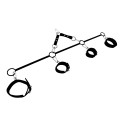Spreader Bar Quadruple O-Ring Hand & Ankle Cuffs