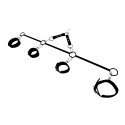 Spreader Bar Quadruple O-Ring Hand & Ankle Cuffs