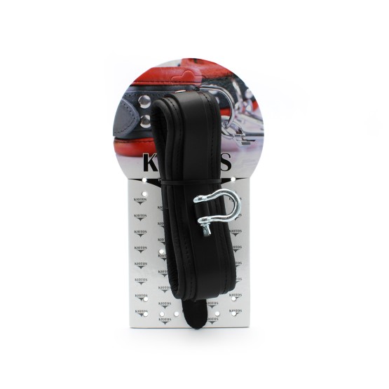 Leather Collar with Metal Shackle