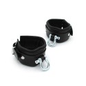 Leather Handcuffs with Metal Shackle