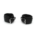 Leather Handcuffs with Metal Shackle