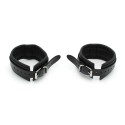 Leather Ankle cuffs with Metal Shackle