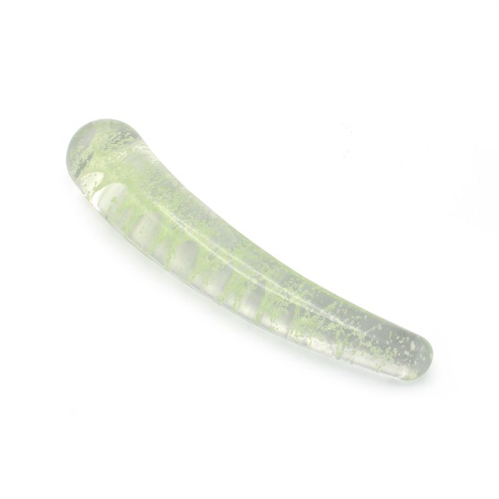 Glass Dildo Curve - Glow in the Dark