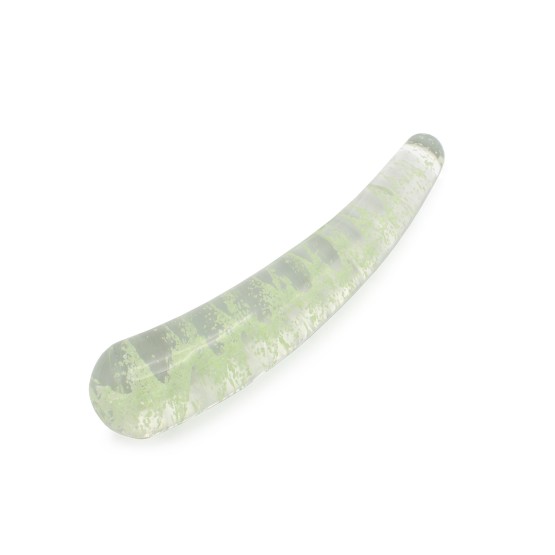 Glass Dildo Curve - Glow in the Dark