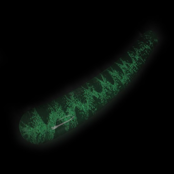 Glass Dildo Curve - Glow in the Dark