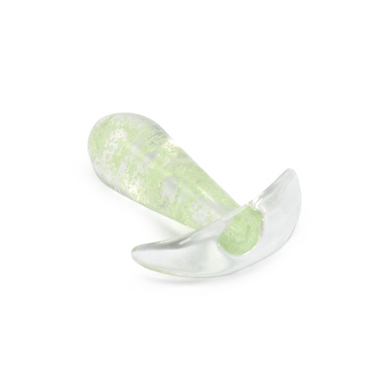 Glass Anal Plug - Glow in the Dark