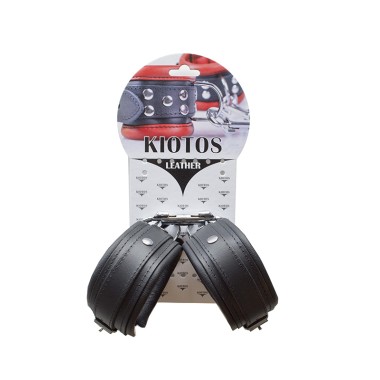 Leather Anklecuffs Black - 5 cm