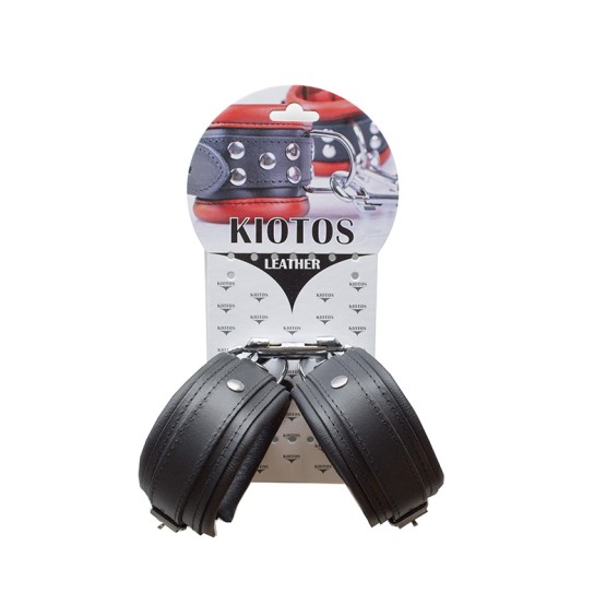 Leather Anklecuffs Black - 5 cm