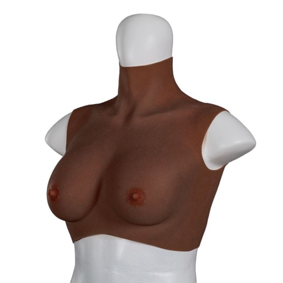 XX-DreamsToys Ultra Realistic Breast Form Black Size S
