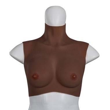XX-DreamsToys Ultra Realistic Breast Form Black Size S