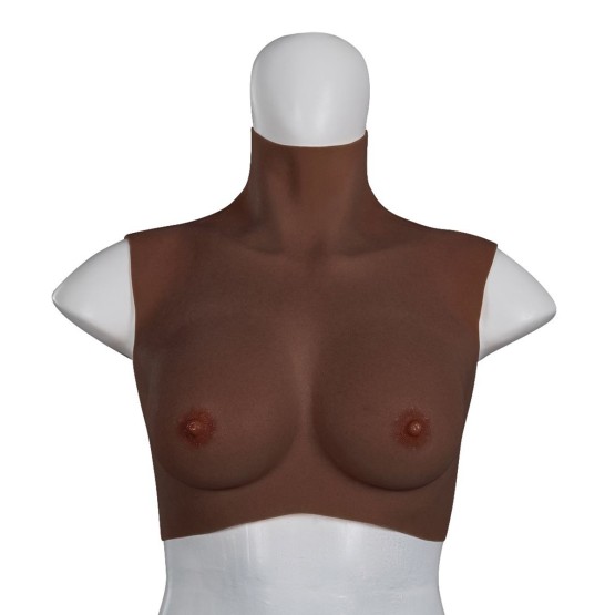 XX-DreamsToys Ultra Realistic Breast Form Black Size S