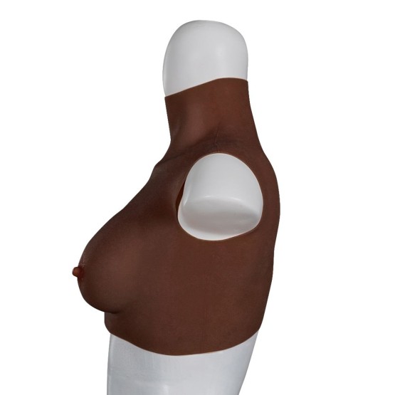 XX-DreamsToys Ultra Realistic Breast Form Black Size S