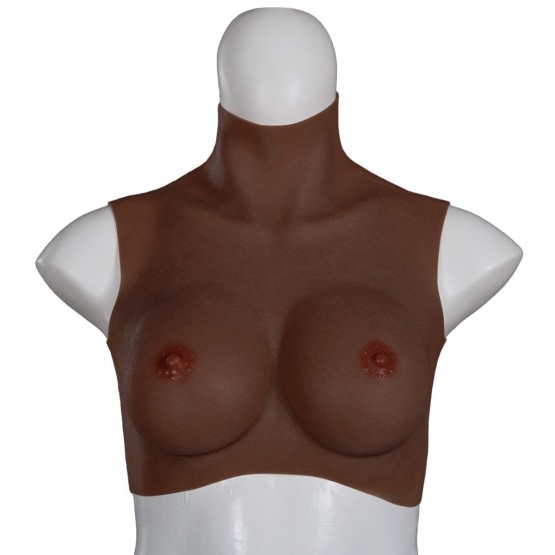 XX-DreamsToys Ultra Realistic Breast Form Black Size M