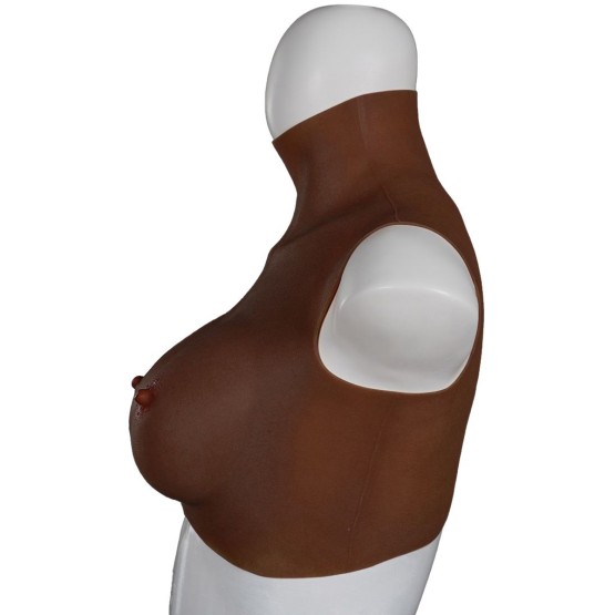 XX-DreamsToys Ultra Realistic Breast Form Black Size M