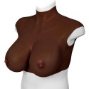 XX-DreamsToys Ultra Realistic Breast Form Black Size XL