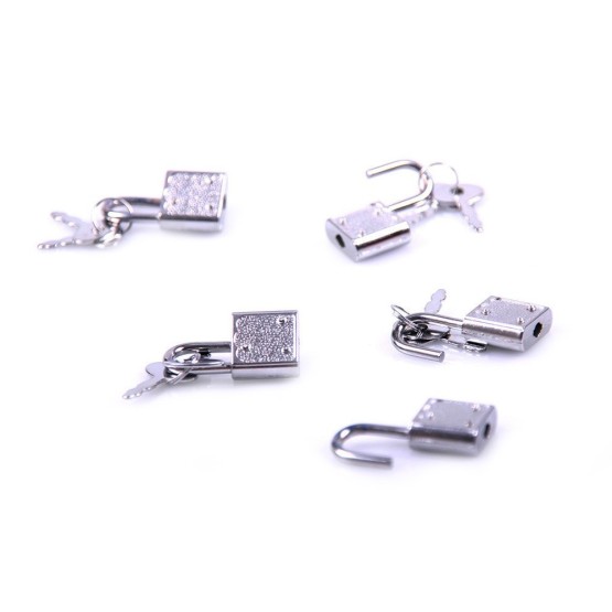 5 Padlocks with Keys