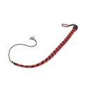 Leather Whip Black & Red 60 cm