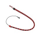 Leather Whip Black & Red 90 cm